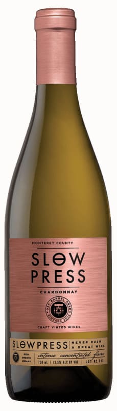 Slow Press Chardonnay 2020 Front Bottle Shot