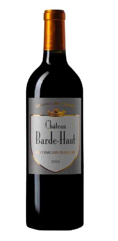 Chateau Barde-Haut 2016 Front Bottle Shot