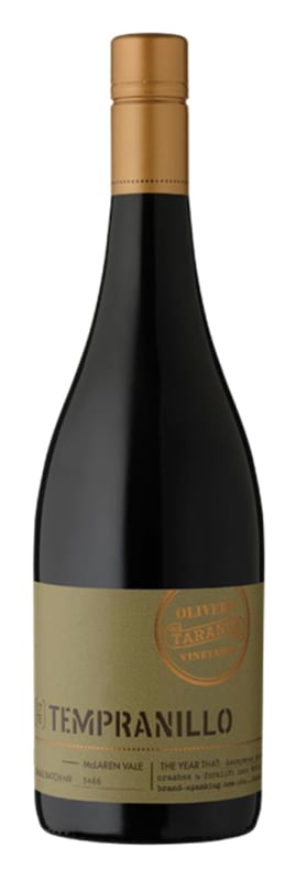 Oliver's Taranga Vineyards Tempranillo 2018 Front Bottle Shot