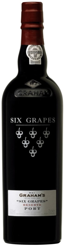 Graham's Six Grapes Reserve Ruby Port (187ML Split) Front Bottle Shot
