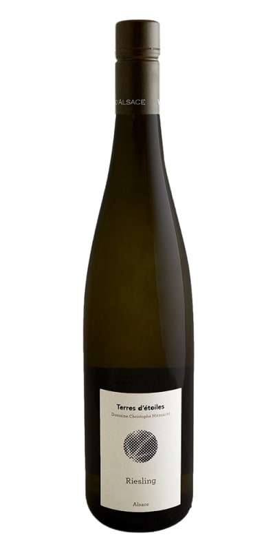 Christophe Mittnacht Terres d'Etoiles Riesling 2020 Front Bottle Shot