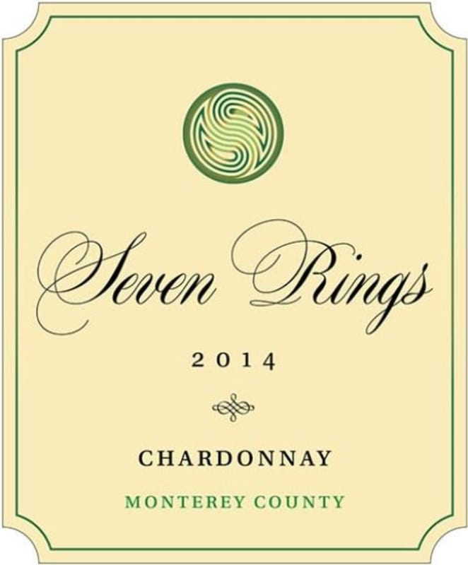 Seven Rings Chardonnay 2014 Front Label