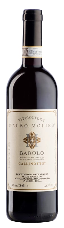 Mauro Molino Barolo Gallinotto 2019 Front Bottle Shot