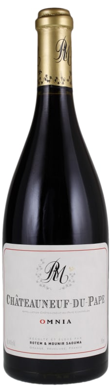 Rotem & Mounir Saouma Chateauneuf-du-Pape Omnia 2015 Front Bottle Shot