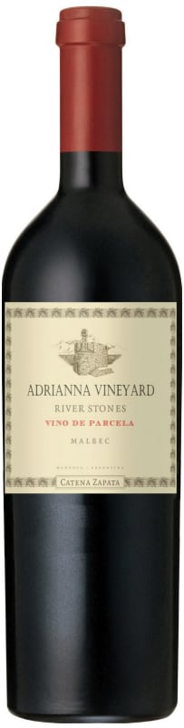 Catena Zapata Adrianna Vineyard River Stones Malbec 2013 Front Bottle Shot