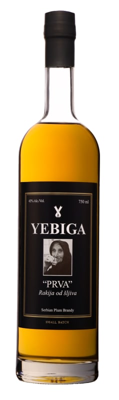 Yebiga PRVA Plum Brandy Front Bottle Shot
