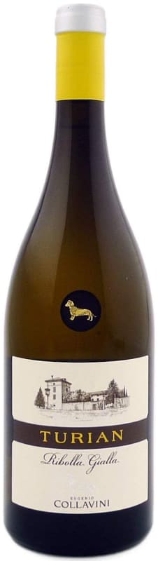 Eugenio Collavini Turian Ribolla Gialla 2015 Front Bottle Shot
