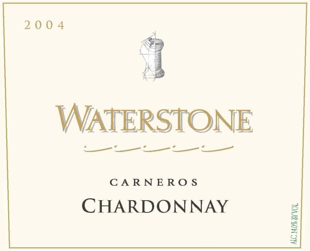 Waterstone Carneros Chardonnay 2004 Front Label