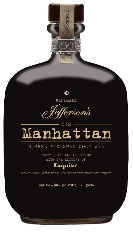 Jefferson's Barrel Aged Manhattan Front Bottle Shot