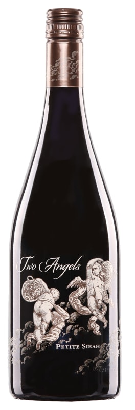 Two Angels Petite Sirah 2021 Front Bottle Shot