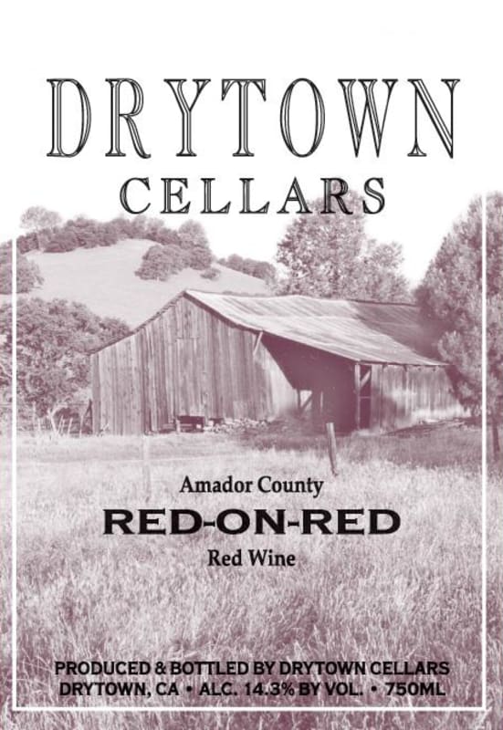 Drytown Cellars Red on Red Front Label