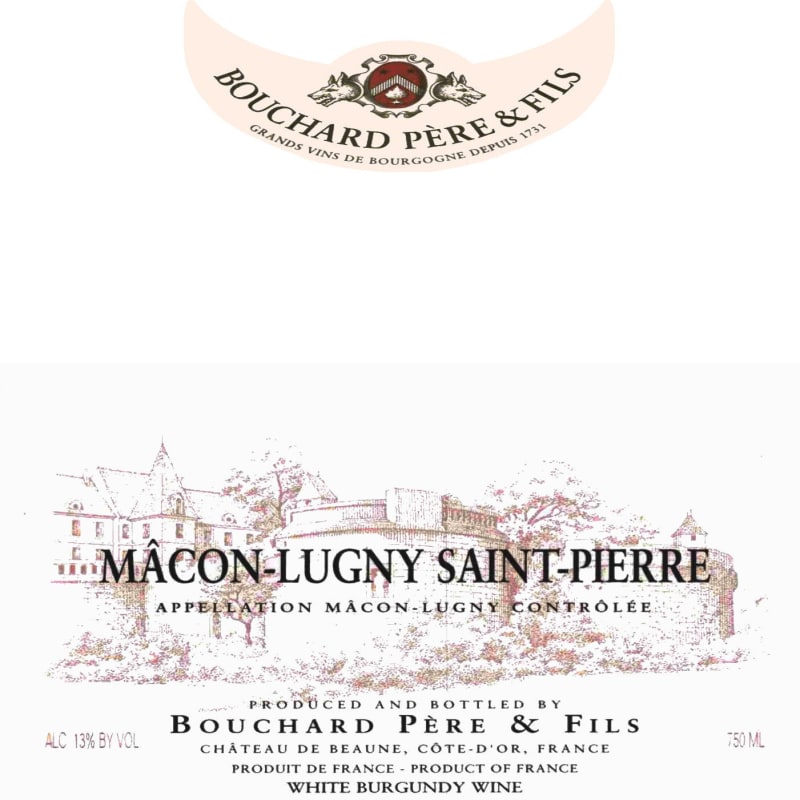 Bouchard Pere & Fils Macon Lugny Saint-Pierre 2009 Front Label