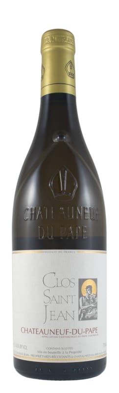 Clos Saint Jean Chateauneuf-du-Pape Blanc 2019 Front Bottle Shot