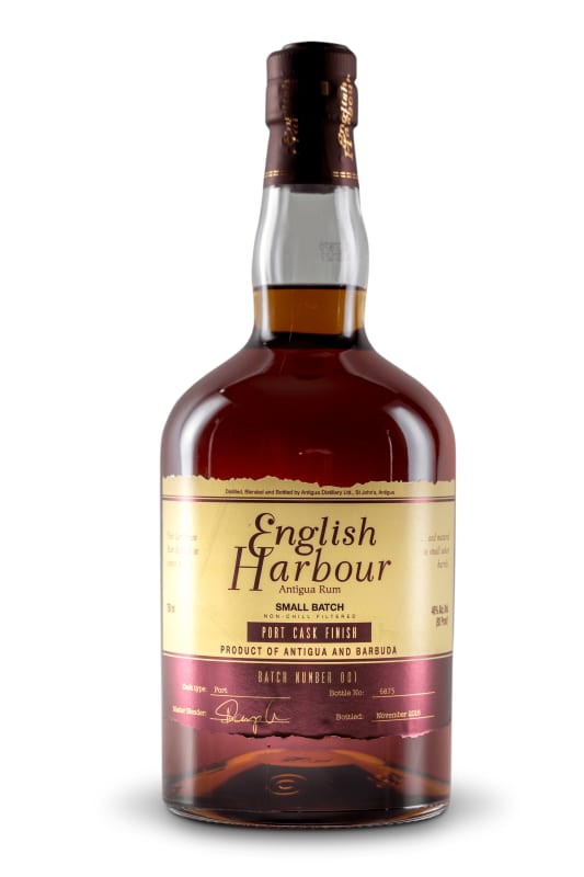 English Harbour Port Cask Finish Rum Front Bottle Shot