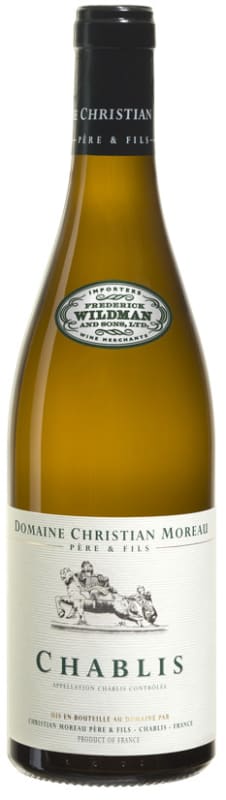 Christian Moreau Chablis 2016 Front Bottle Shot