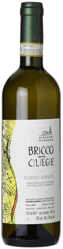 Giovanni Almondo Bricco delle Ciliegie Arneis 2022 Front Bottle Shot