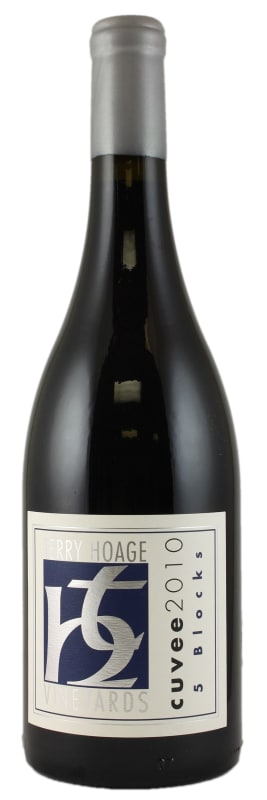 Terry Hoage 5 Blocks Cuvee 2010 Front Bottle Shot