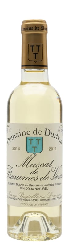 Domaine de Durban Muscat de Beaumes de Venise (375ML half-bottle) 2014 Front Bottle Shot