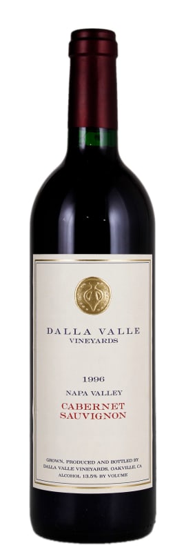 Dalla Valle Cabernet Sauvignon 1996 Front Bottle Shot