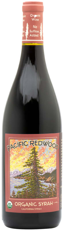 Pacific Redwood Organic Syrah 2021 Front Bottle Shot