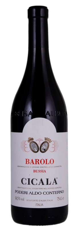 Aldo Conterno Barolo Bussia Cicala 2010 Front Bottle Shot