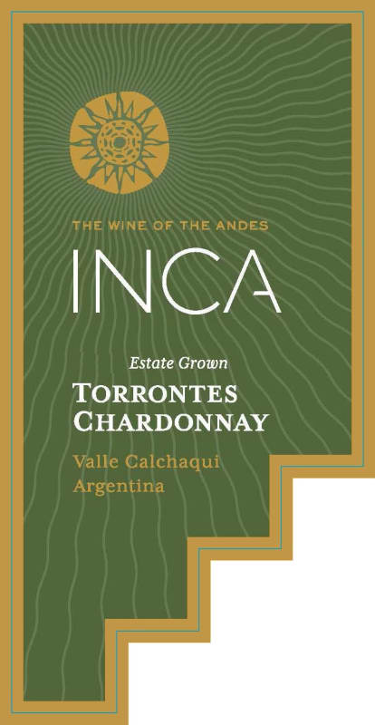 Inca Torrontes Chardonnay 2017 Front Label
