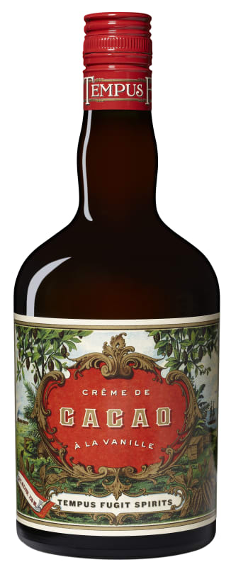 Tempus Fugit Creme de Cacao a la Vanille Liqueur Front Bottle Shot