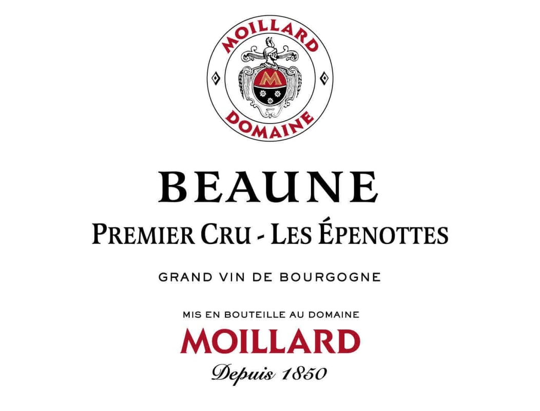 Moillard Beaune Les Epenottes Premier Cru Red 2015 Front Label