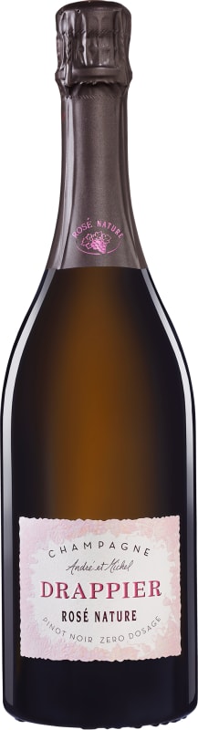 Drappier Zero Dosage Brut Nature Rose Front Bottle Shot