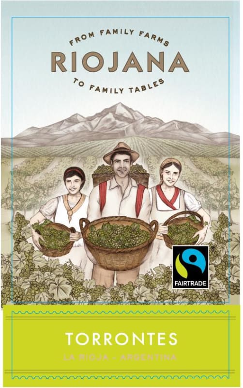 Cooperativa La Riojana Vinas nas Torrontes 2015 Front Label