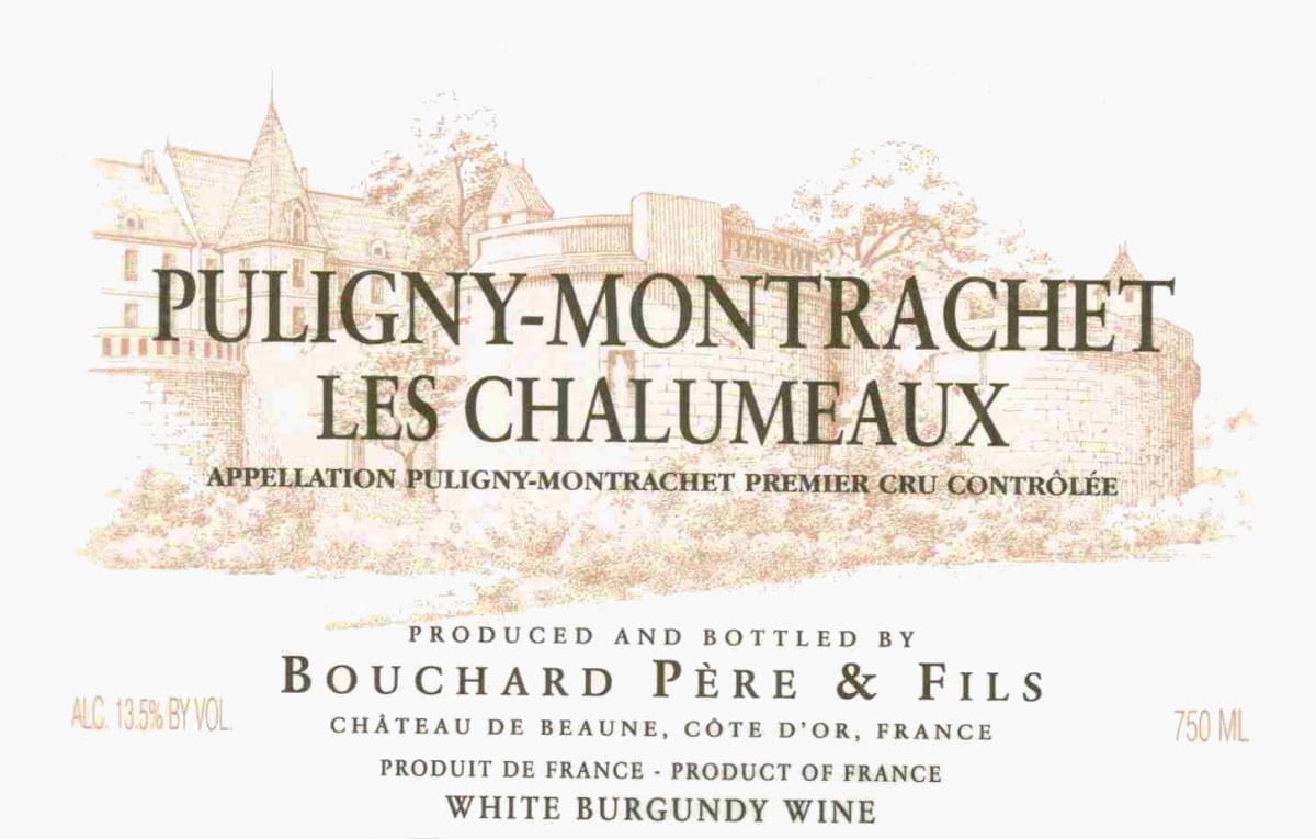 Bouchard Pere & Fils Puligny-Montrachet Les Chalumeaux Premier Cru 2005 Front Label