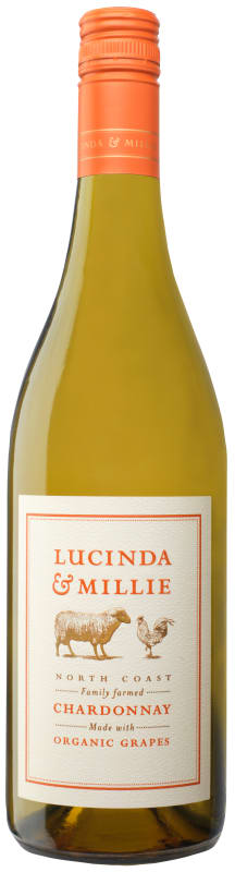 Lucinda & Millie Organic Chardonnay 2015 Front Bottle Shot