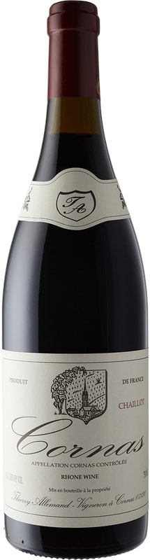 Thierry Allemand Cornas Chaillot 2019 Front Bottle Shot