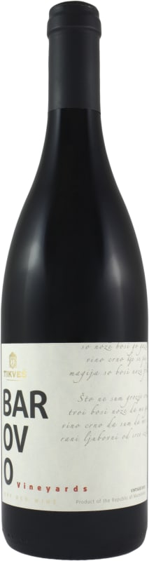 Tikves Barovo 2013 Front Bottle Shot