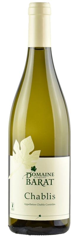 Domaine Barat Chablis 2022 Front Bottle Shot