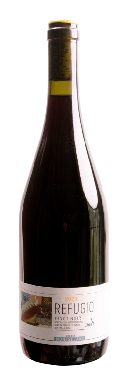 Montsecano Refugio Pinot Noir 2023 Front Bottle Shot
