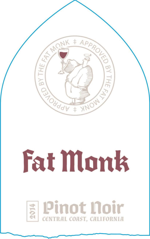 Villa San-Juliette Fat Monk Pinot Noir 2014 Front Label