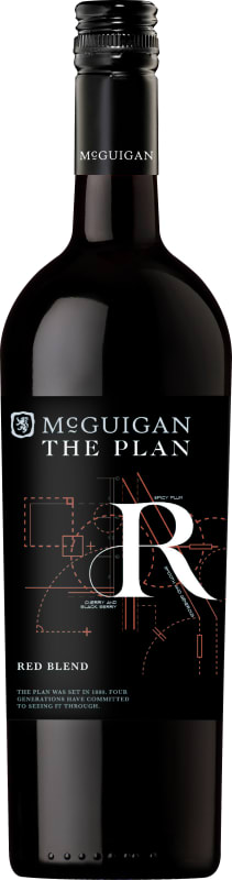 McGuigan Wines The Plan Red Blend 2018 Front Bottle Shot