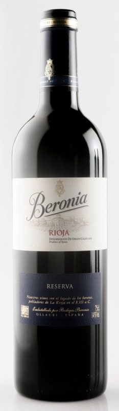 Bodegas Beronia Rioja Reserva 2013 Front Bottle Shot