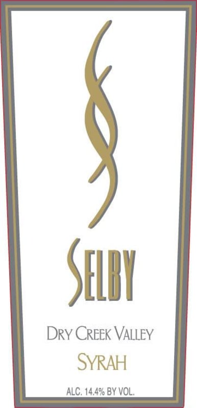 Selby Syrah 2011 Front Label