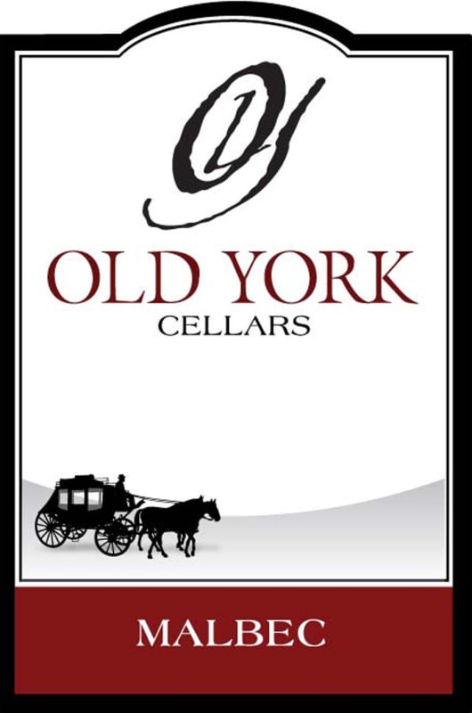 Old York Cellars Malbec 2014 Front Label