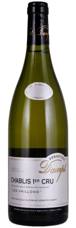 Sebastien Dampt Chablis Les Vaillons Premier Cru 2023 Front Bottle Shot