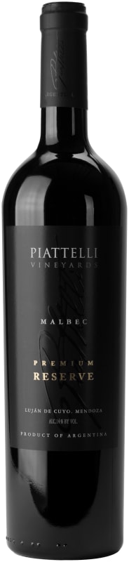 Piattelli Reserve Malbec 2017 Front Bottle Shot