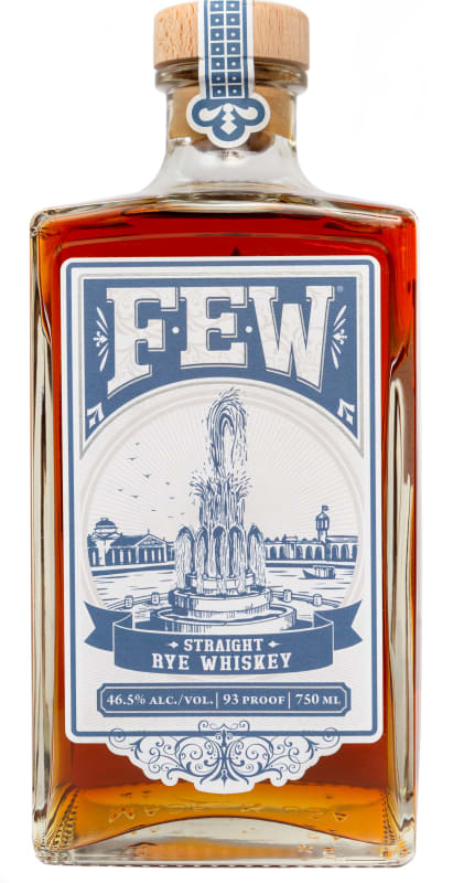 Few Rye Whiskey Front Bottle Shot