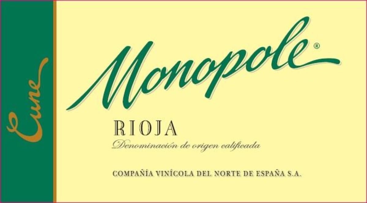 CVNE Monopole Blanco 2017 Front Label