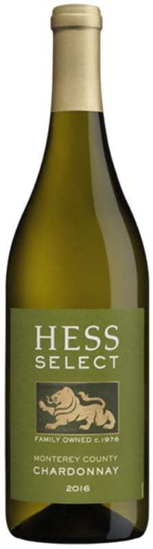 Hess Select Chardonnay 2016 Front Bottle Shot