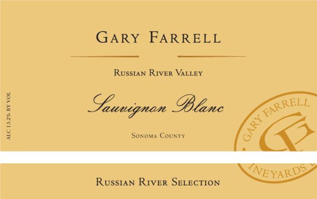 Gary Farrell Russian River Selection Sauvignon Blanc 2014 Front Label