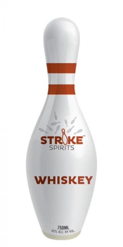 Strike Spirits Whiskey Front Bottle Shot