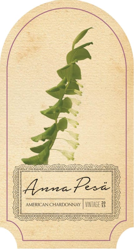 Prairie Berry Winery Anna Pesa Chardonnay 2013 Front Label