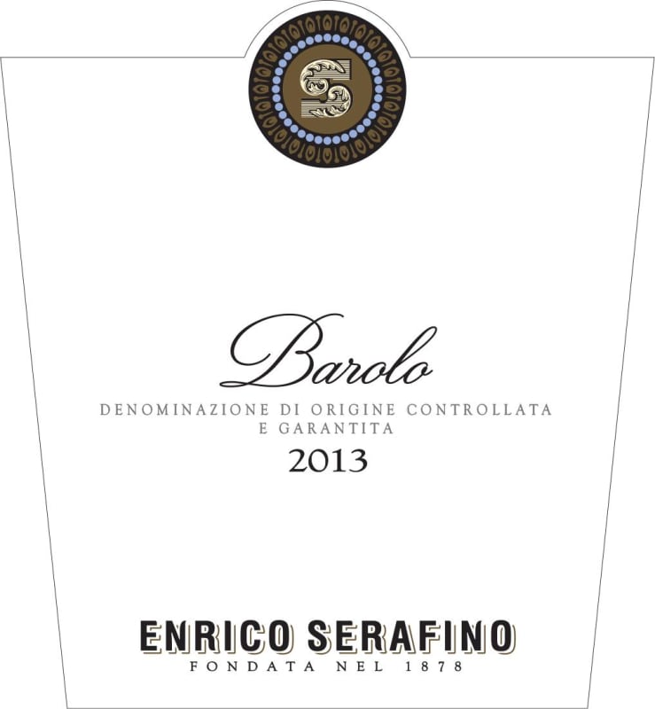 Enrico Serafino Barolo 2013 Front Label